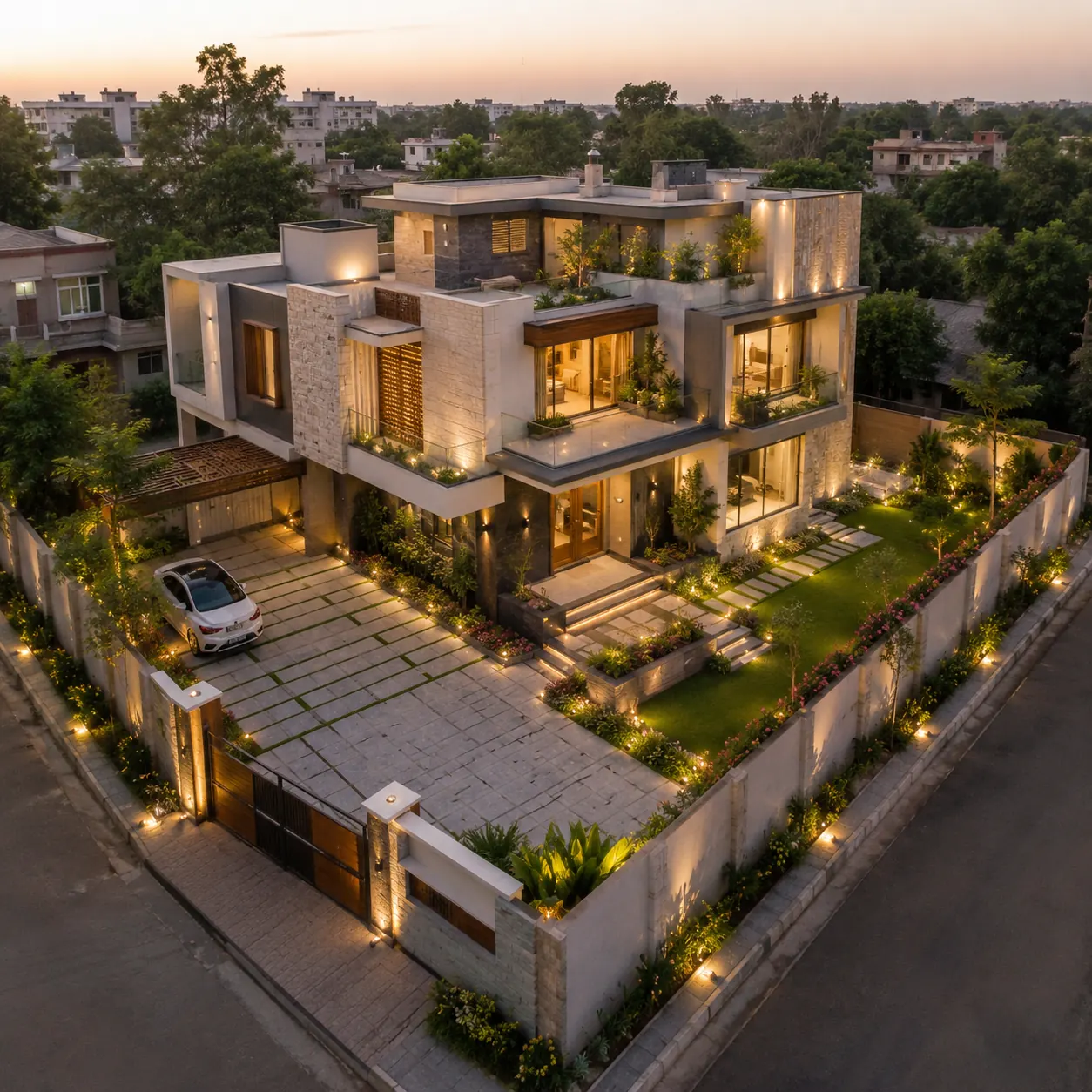 Residential site view design